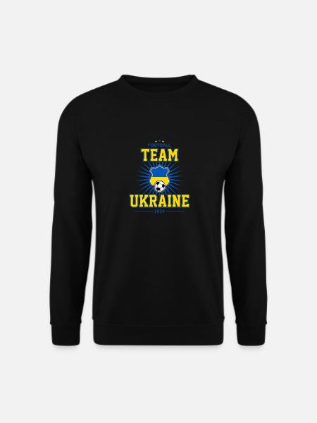 Team Ukraine - Unisex Sweatshirt - black