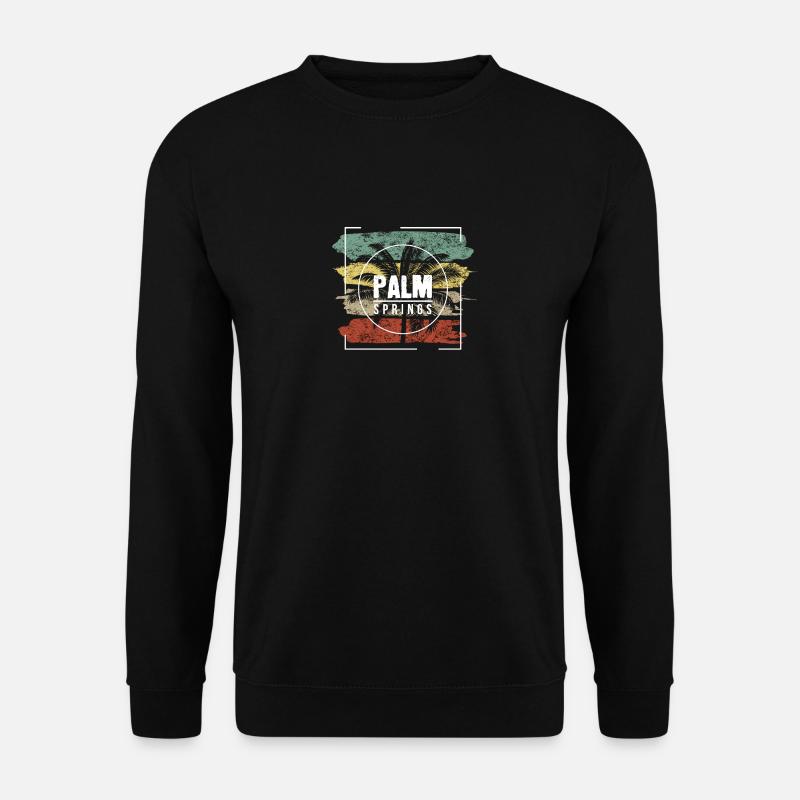 Palm Springs Kalifornien Ferien-Andenken - Unisex Pullover - Schwarz