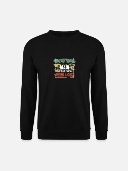 Lahaina Maui Urlaub Souvenir Merchandise Strand - Unisex Pullover - Schwarz