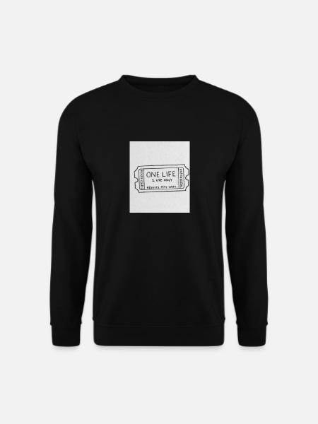 One life - Unisex Pullover - Schwarz