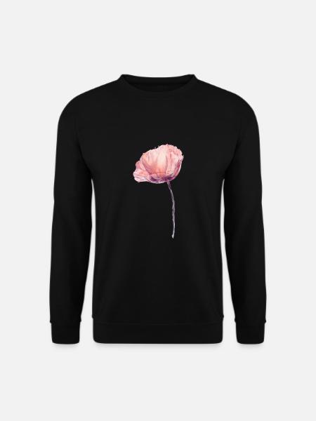 Blume - Unisex Pullover - Schwarz