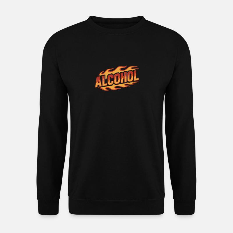 Alcohol - Cool Drinking Logo - Unisex Sweatshirt - black