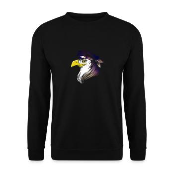 American Samoa - Unisex Sweatshirt - black - Front - Alina (178cm) & Michal (187cm)