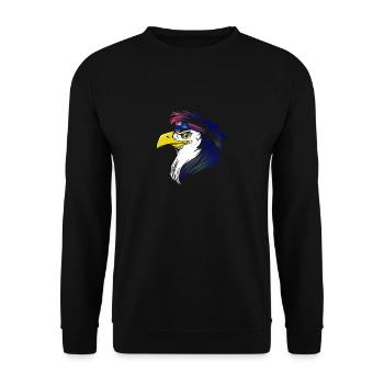 Ascension - Unisex Sweatshirt - black - Front - Alina (178cm) & Michal (187cm)