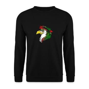 Union des Arabischen Maghreb - Unisex Pullover - Schwarz - Vorne - Alina (178cm) & Michal (187cm)