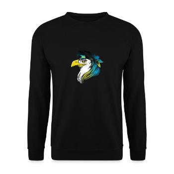 Bahamas - Unisex Sweatshirt - black - Front - Alina (178cm) & Michal (187cm)
