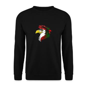 Weißrussland - Unisex Pullover - Schwarz - Vorne - Alina (178cm) & Michal (187cm)