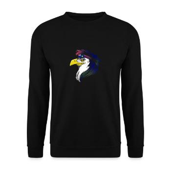 Îles Vierges britanniques - Sweat-shirt Unisexe - noir - Devant - Alina (178cm) & Michal (187cm)