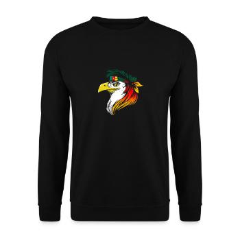 Cameroun - Sweat-shirt Unisexe - noir - Devant - Alina (178cm) & Michal (187cm)