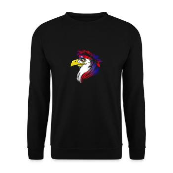 Cambodia - Unisex Sweatshirt - black - Front - Alina (178cm) & Michal (187cm)