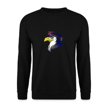 Anguilla - Unisex Pullover - Schwarz - Vorne - Alina (178cm) & Michal (187cm)