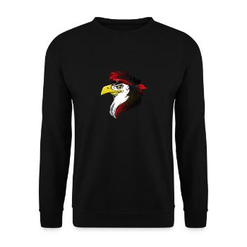 Angola - Unisex Pullover - Schwarz - Vorne - Alina (178cm) & Michal (187cm)