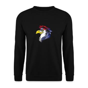 Kuba - Unisex Pullover - Schwarz - Vorne - Alina (178cm) & Michal (187cm)