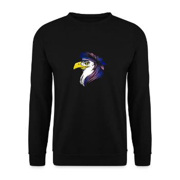 Cap-Vert - Sweat-shirt Unisexe - noir - Devant - Alina (178cm) & Michal (187cm)