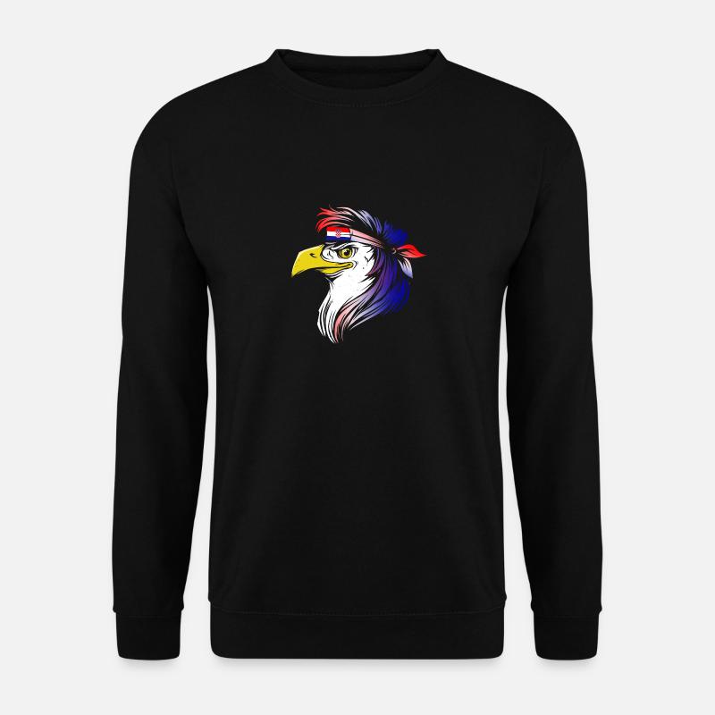 Kroatien - Unisex Pullover - Schwarz