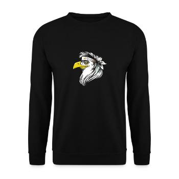Zypern - Unisex Pullover - Schwarz - Vorne - Alina (178cm) & Michal (187cm)