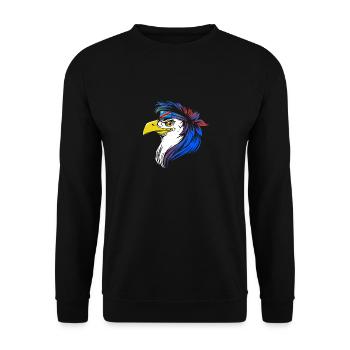 Demokratische Republik Kongo - Unisex Pullover - Schwarz - Vorne - Alina (178cm) & Michal (187cm)