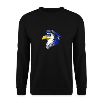 El Salvador - Unisex Sweatshirt - black - Front - Alina (178cm) & Michal (187cm)