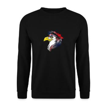 Dominican Republic - Unisex Sweatshirt - black - Front - Alina (178cm) & Michal (187cm)