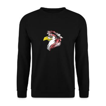 England - Unisex Sweatshirt - black - Front - Alina (178cm) & Michal (187cm)