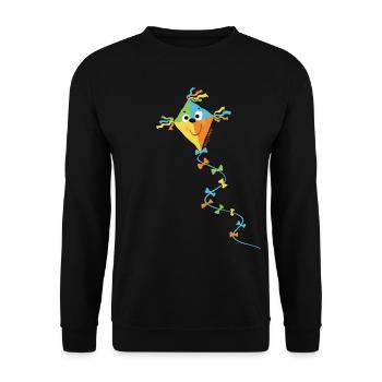 Herbstdrache - Unisex Pullover - Schwarz - Vorne - Alina (178cm) & Michal (187cm)