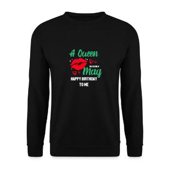 Zodiac sign Taurus - Unisex Sweatshirt - black - Front - Alina (178cm) & Michal (187cm)