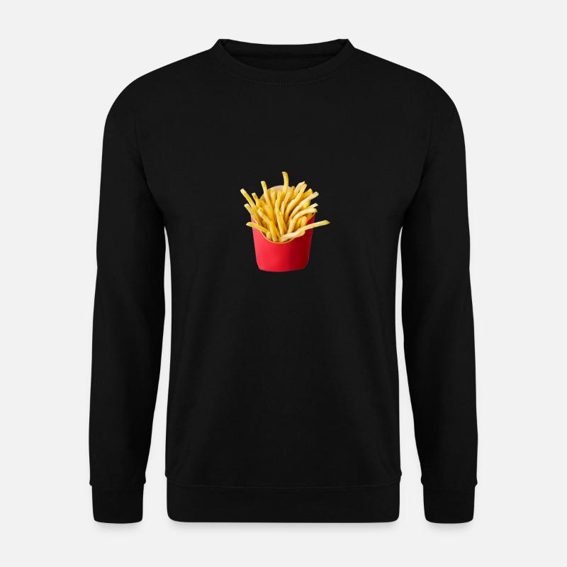 Pommes frites - Unisex Pullover - Schwarz