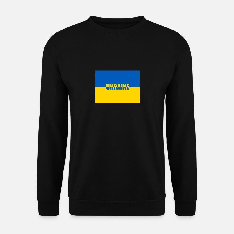 Ukraine Farben - Unisex Pullover - Schwarz