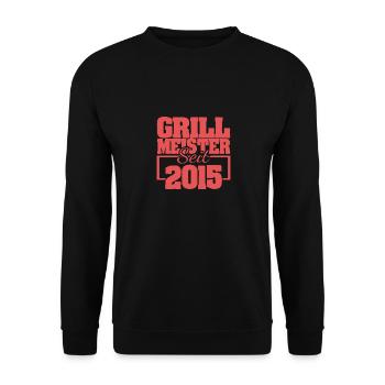 grillen 2015 - Unisex Pullover - Schwarz - Vorne - Alina (178cm) & Michal (187cm)