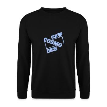 Couple Cosmo - Unisex Pullover - Schwarz - Vorne - Alina (178cm) & Michal (187cm)