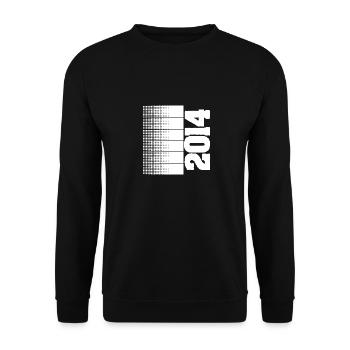 2014 - Unisex Sweatshirt - black - Front - Alina (178cm) & Michal (187cm)