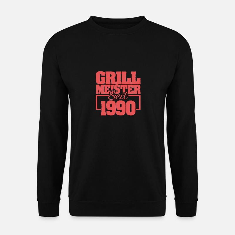 Grillmeister 1990 - Unisex Pullover - Schwarz