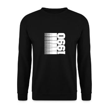 1990 - Unisex Sweatshirt - black - Front - Alina (178cm) & Michal (187cm)