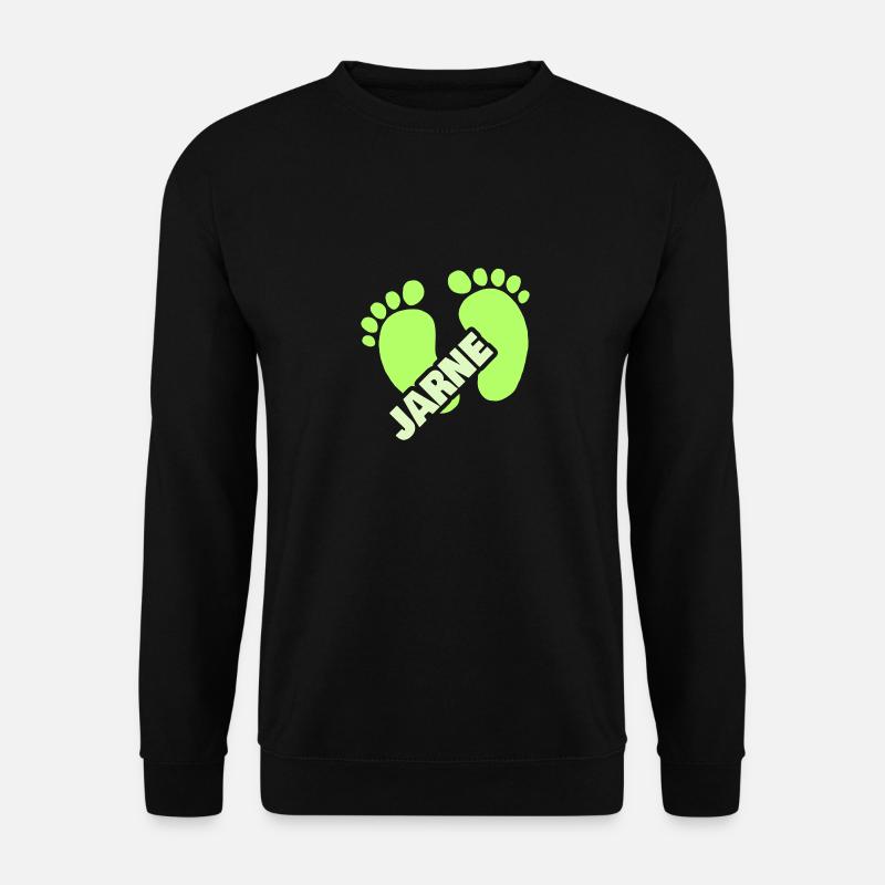 Geburt Jarne - Unisex Pullover - Schwarz