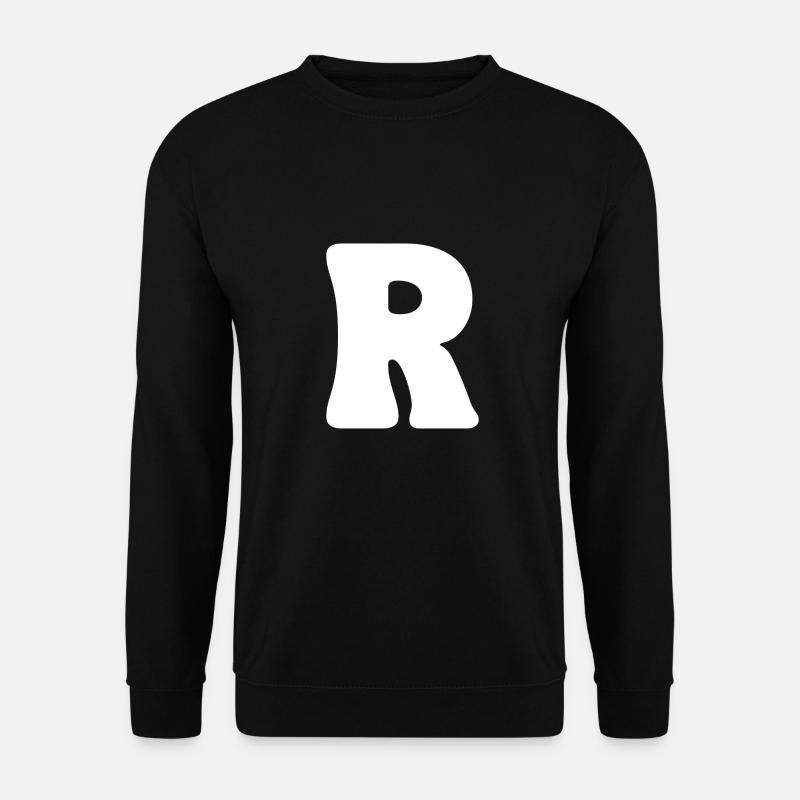 R - Unisex Sweatshirt - black