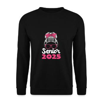 Classe de 2025 - Sweat-shirt Unisexe - noir - Devant - Alina (178cm) & Michal (187cm)