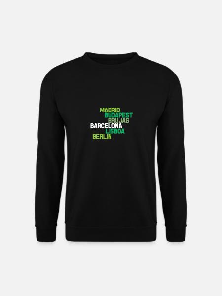 EUROPEAN CITIES - Unisex Sweatshirt - black