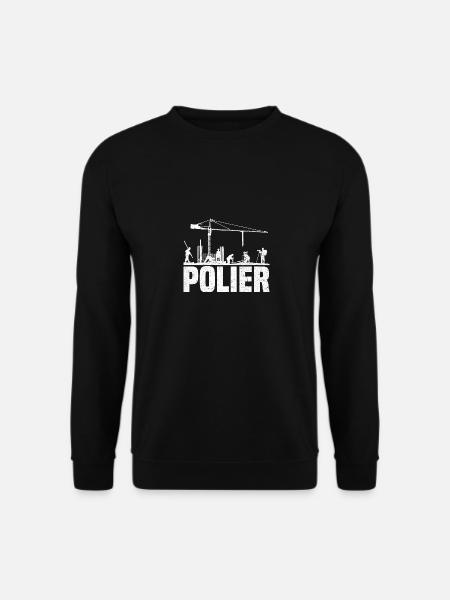 Polier Geschenkidee Baustelle - Unisex Pullover - Schwarz