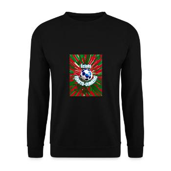 Equatorial Guinean Shards - Unisex Sweatshirt - black - Front - Alina (178cm) & Michal (187cm)