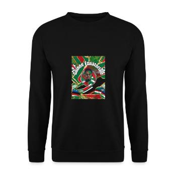 Fierté des Nzalang - Sweat-shirt Unisexe - noir - Devant - Alina (178cm) & Michal (187cm)