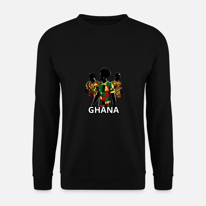 Ghana siegt - Unisex Pullover - Schwarz