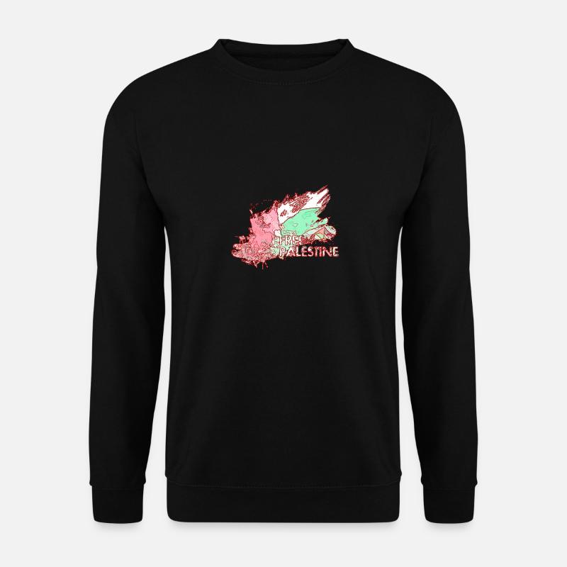 Palästina-Flagge Frei G5 - Unisex Pullover - Schwarz