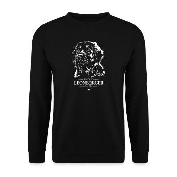 Leonberger Maman Chien Chien Wilsigns - Sweat-shirt Unisexe - noir - Devant - Alina (178cm) & Michal (187cm)