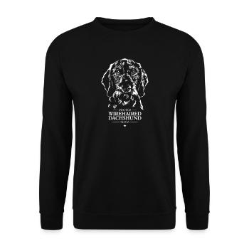 Teckel à poil dur Maman Teckel à poil dur Wilsigns - Sweat-shirt Unisexe - noir - Devant - Alina (178cm) & Michal (187cm)