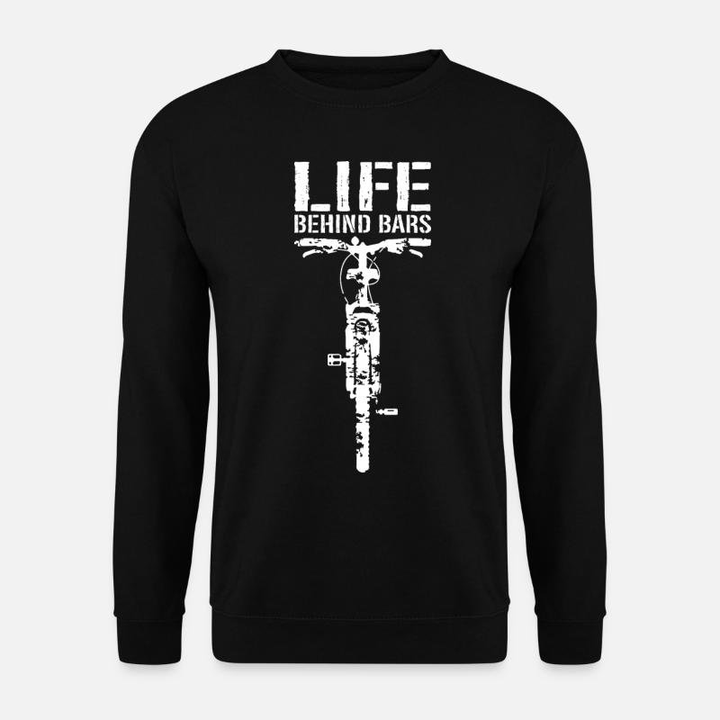 Mountainbike Mtb Downhill-Fahrrad Radfahrer Biker - Unisex Pullover - Schwarz