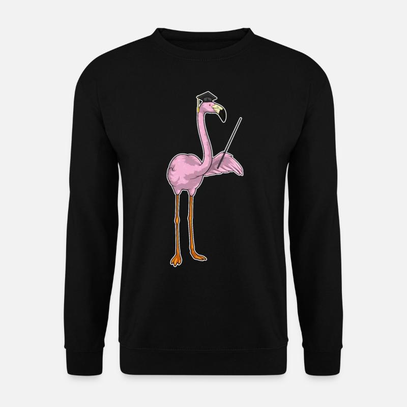 Flamingo Student Diploma - Unisex Sweatshirt - black