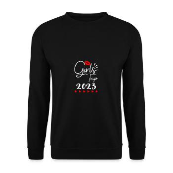 Girl Strip 2023 Girls Trip Crew Girls Tour Girls - Sweat-shirt Unisexe - noir - Devant - Alina (178cm) & Michal (187cm)