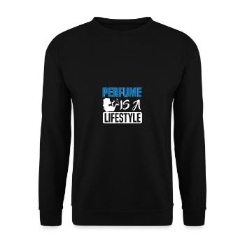 Parfüm Fragrance Perfüm Perfume Parfum Duft - Unisex Pullover - Schwarz - Vorne - Alina (178cm) & Michal (187cm)