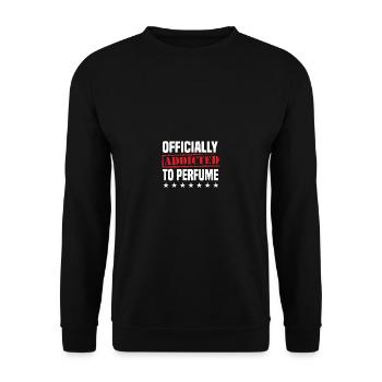 Parfüm Fragrance Perfüm Perfume Parfum Duft - Unisex Pullover - Schwarz - Vorne - Alina (178cm) & Michal (187cm)