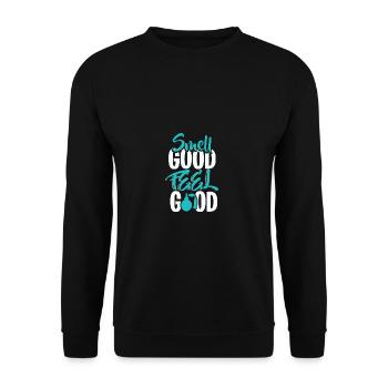 Parfüm Fragrance Perfüm Perfume Parfum Duft - Unisex Pullover - Schwarz - Vorne - Alina (178cm) & Michal (187cm)